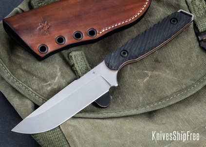 Toor Knives: Krypteia Carbon - Textured Black G-10 - CPM-S35VN