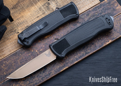 Benchmade Knives: 5370FE Shootout - Out-the-Front Auto - CF-Elite - CPM CruWear - Flat Earth PVD