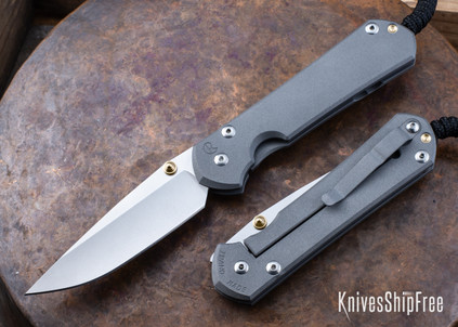 Chris Reeve Knives: Large Sebenza 31 - Double Gold Thumb Lugs