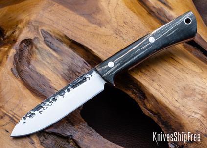 Lon Humphrey Knives: Gold Digger - Forged 52100 - Storm Maple - Red Liners - LH23IH003
