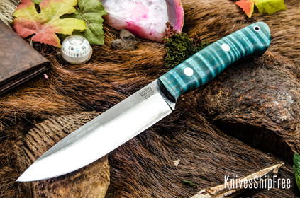 BARK  KNIVES  オーロラ Bark River Knives Aurora Bushcraft Knife ~ Canvas Micarta