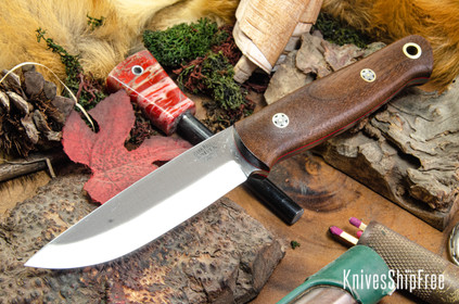 Bark River Knives: Bushcrafter II - CPM 3V - Walnut Burl - Sea