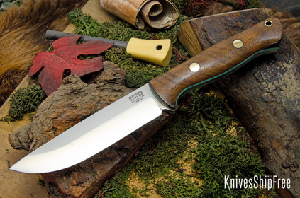 Bark River Knives: Bravo 1.25 LT - CPM 3V - Rampless - Bog Oak