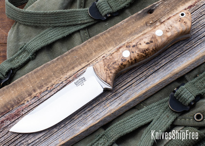 Bark River Knives: Bravo 1 - Black Ash Burl #3