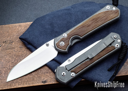 Chris Reeve Knives: Large Sebenza 31 - Natural Canvas Micarta Inlay - CPM-MagnaCut - Insingo