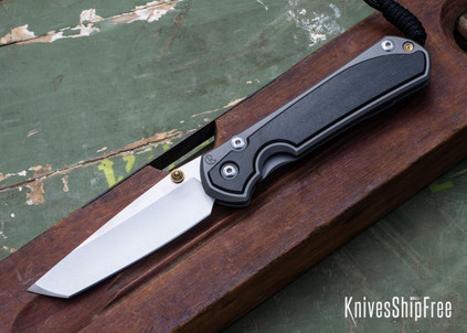 Chris Reeve Knives: Large Sebenza 31 - Bog Oak Inlay - CPM MagnaCut - Tanto - CR24GI212