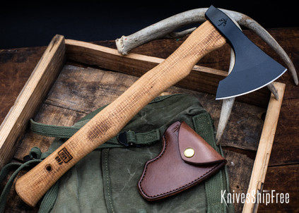 American Tomahawk: Model 3 - Tennessee Hickory Handle - Drop-Forged 1060 Steel - Black Powdercoat