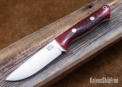 Bark River Knives: Bravo 1 - CPM CruWear - Rampless - Black Pinecone