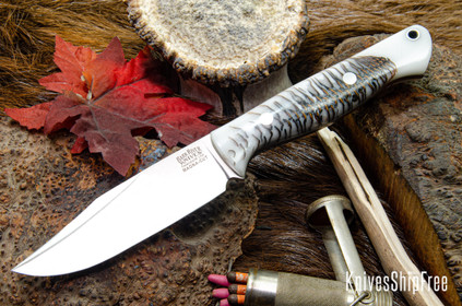 Bark River Knives: Gunny Sidekick - CPM MagnaCut - White Pinecone