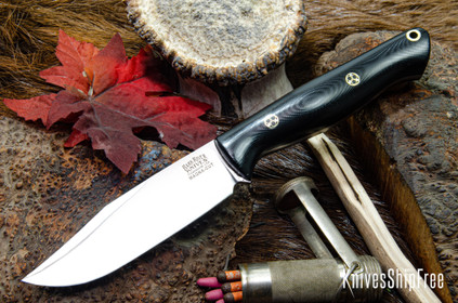 Bark River Knives: Gunny Sidekick - CPM MagnaCut - Black G-10