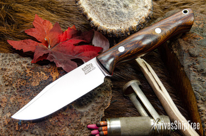 Bark River Knives: Gunny Sidekick - CPM MagnaCut - Desert Ironwood - Red Liners #2