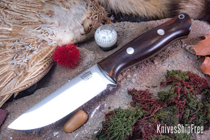 Bark River Knives: Bravo 1 LT - CPM 3V - Desert Ironwood - Rampless #1