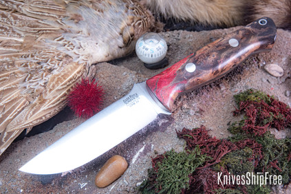 Bark River Knives: Bravo 1 LT - CPM 3V - Hellfire Maple Burl #2