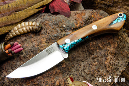 Bark River Knives: Iron River MagnaCut - Black Texas Fencepost