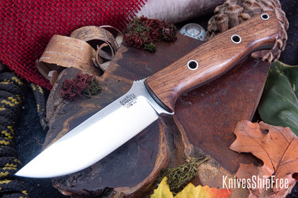 Bark River Knives: Bravo 1 - CPM 3V - American Walnut - Hollow Pins