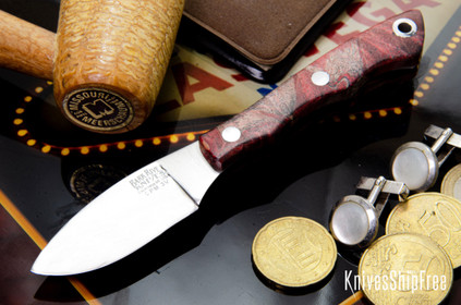 Bark River Knives: Micro Canadian - CPM 3V - Red Maple Burl