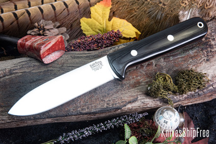 Bark River Knives: Kephart 4 - CPM 3V - Black G-10 - Red Liners