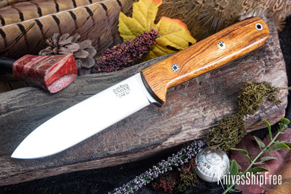 Bark River Knives: Kephart 4 - CPM 3V - Desert Ironwood - Mosaic Pins #2