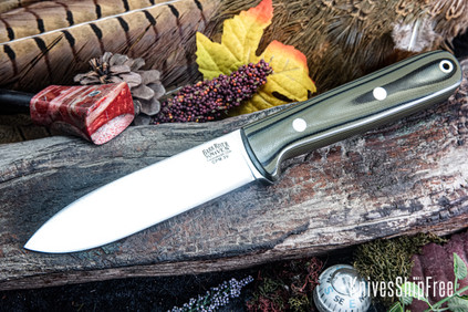 Bark River Knives: Kephart 4 - CPM 3V - Ranger Green & Black G-10