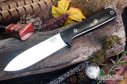 Bark River Knives: Kephart 4 - CPM 3V - Coffeebag Burlap Micarta