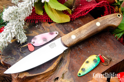 Bark River Knives: Bird & Trout - CPM 154 - American Walnut - Brass Pins #2
