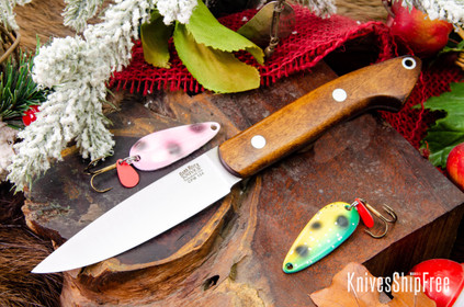 Bark River Knives: Bird & Trout - CPM 154 - Dark Curly Maple #3