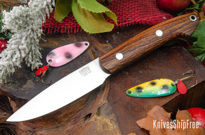 Bark River Knives: Bird & Trout - CPM 154 - Desert Ironwood - Black Liners #3