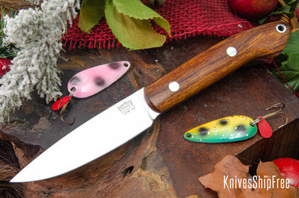 Bark River Knives: Bird & Trout - CPM 154 - Desert Ironwood - Red Liners #1