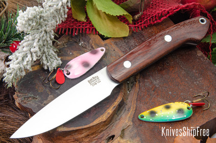 Bark River Knives: Bird & Trout - CPM 154 - Purple Heart - Black Liners #1