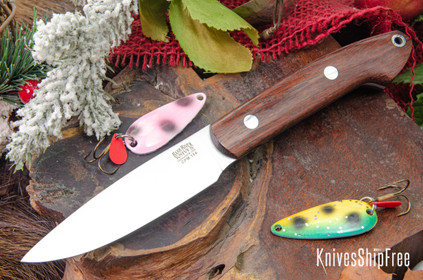 Bark River Knives: Bird & Trout - CPM 154 - Purple Heart - Black Liners #2