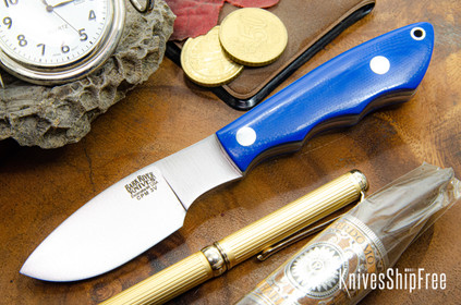 Bark River Knives: Mini Canadian - CPM-3V - Blue Glow G-10 - Glow Liner