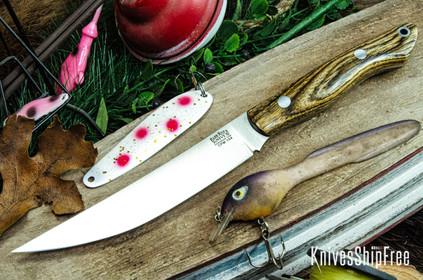 Bark River Knives: Kalahari Mini-Sportsman - CPM 154 - Bocote #1