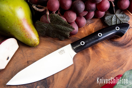 Bark River Knives: Petty Z - CPM-154 - Black G-10 - Red Liners - Hollow Pins