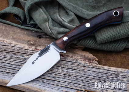 Lon Humphrey Knives: Blacktail - Forged 52100 - Tasmanian Blackwood - Blue Liners - LH22CJ063