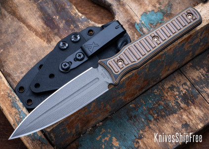 RMJ Tactical: Orlando Special - Hyena Brown G-10 - Nitro-V - Tungsten Cerakote