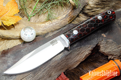 Bark River Knives: Hildi - CPM-CruWear - Devils Cut Caged Voodoo Resin