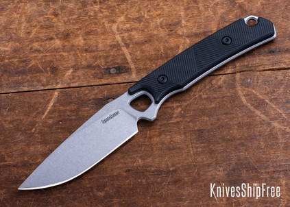 Kershaw Knives: Steppe - Black Polypropylene - Stonewashed D2 Tool Steel - 2048