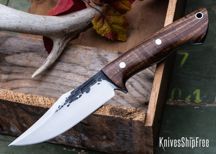 Lon Humphrey Knives: Parabellum - Forged 52100 - Tasmanian Blackwood - Black Liners - LH10FJ053