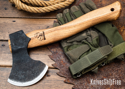 Beavercraft: - AX3 Woodcraft Buscraft Splitting Hatchet - Ashwood - 1066 Carbon Steel Carbon