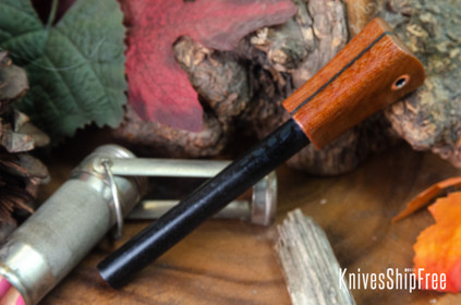 Bark River Knives: Firesteels - Red Linen Micarta
