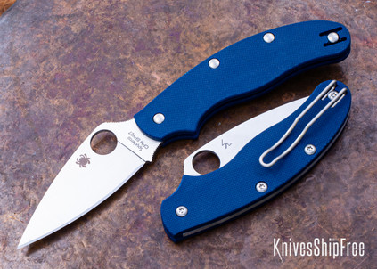 pyderco: UK Penknife - Cobalt Blue G-10 - CPM-SPY27 - C94GPCBL
