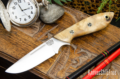 Bark River Knives: Adventurer - CPM 3V - California Buckeye Burl