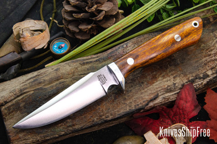 Bark River Knives: Lionhound - CPM 4V - Desert Ironwood - Black Liners #1