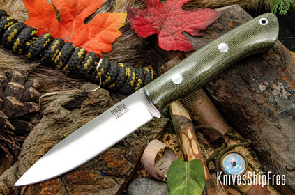 BARK RIVER KNIVES  オーロラ Bark River Knives: Aurora Scandi 3V - Cocoa Maple Burl