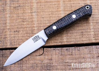 Bark River Knives: Little Carver - MagnaCut - Smoke Burlap