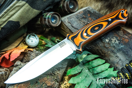 Bark River Knives: Red Flag - MagnaCut - Red G-10 - Black Liners
