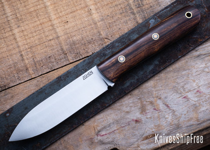 Lishen Knives: Orson 2 - Desert Ironwood - Mosaic Pins - AEB-L - LK12HK019