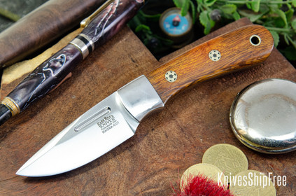 Bark River Knives: Essential - MagnaCut - Desert Ironwood - Mosaic Pins #7
