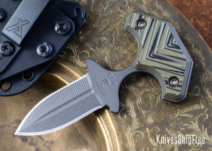 RMJ Tactical: BUB - Back Up Blade - Black G-10 - Nitro-V