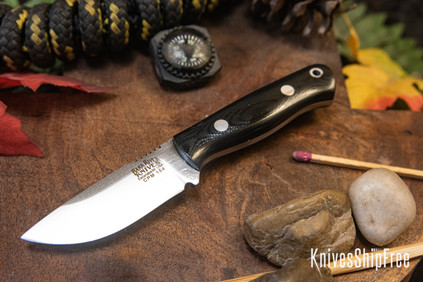 Bark River Knives: Micro Bravo CPM-154 - Black G-10